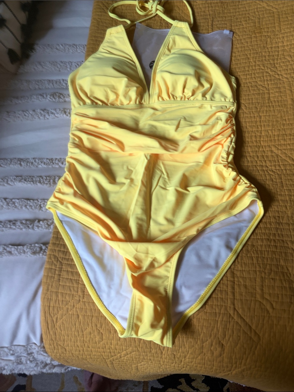 Yellow One-Piece Swimsuit NWT